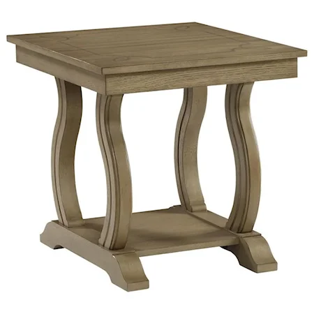 Transitional End Table